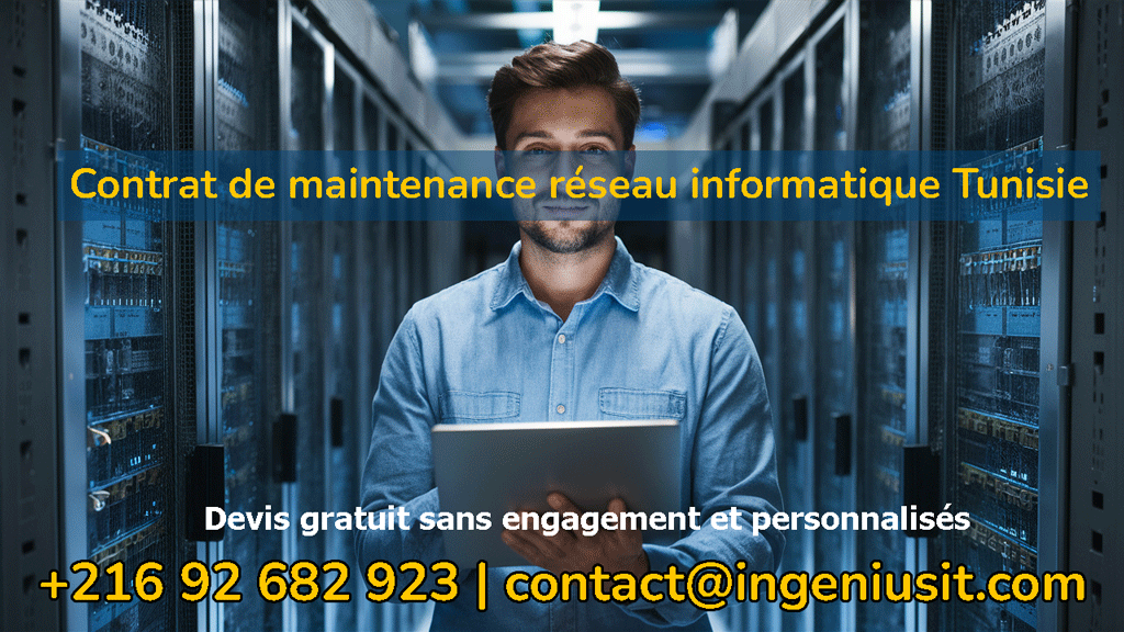 Contrat de maintenance réseau informatique Tunisie